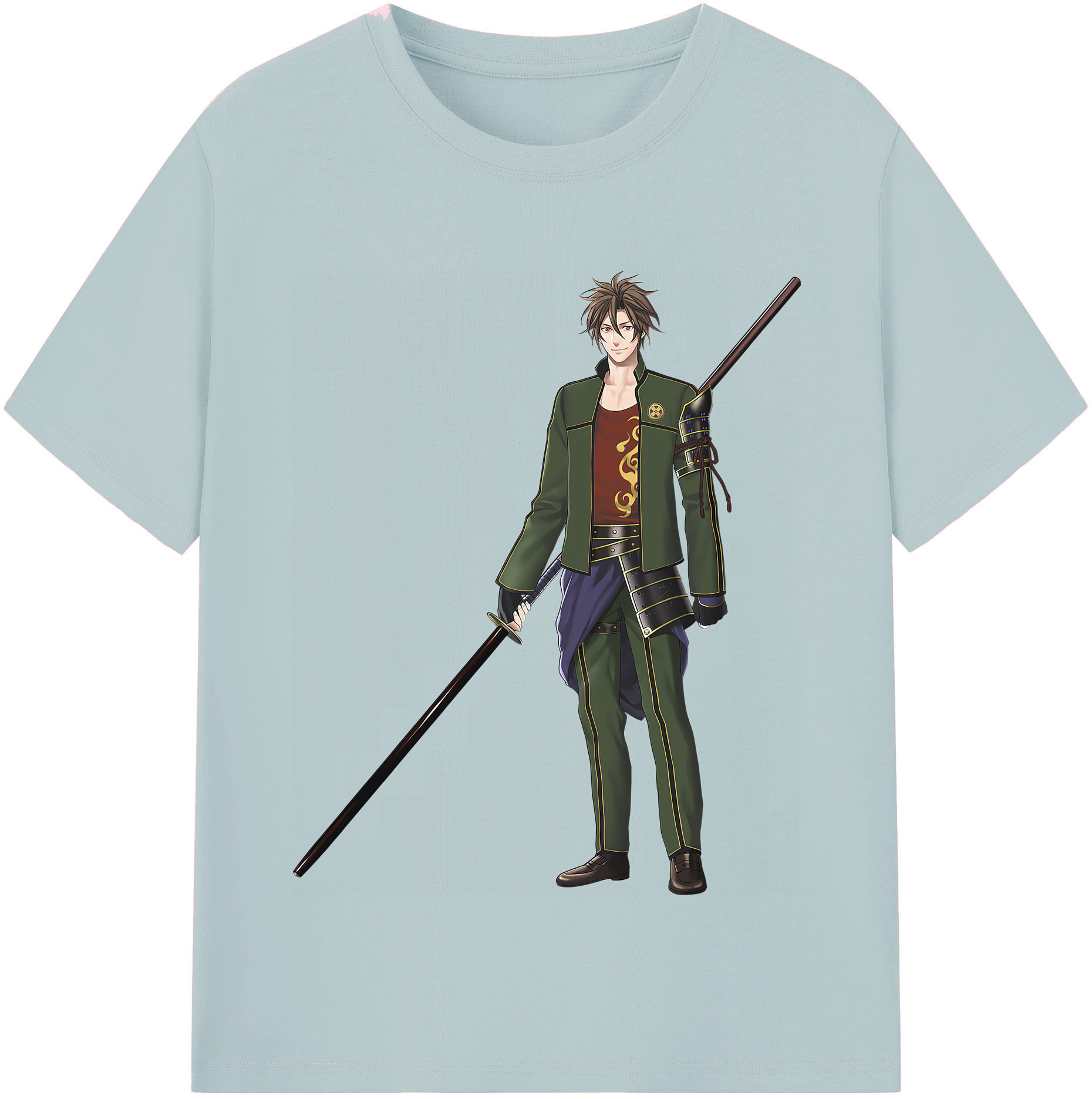 （画像用） 刀剣乱舞 Touken Ranbu 綿100％半袖Tシャツ（フロントプリント）